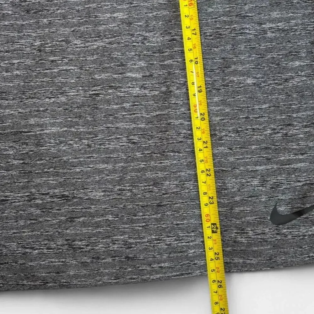Nike Women M Performance Sporty Sleeveless Tank Top Gray Black